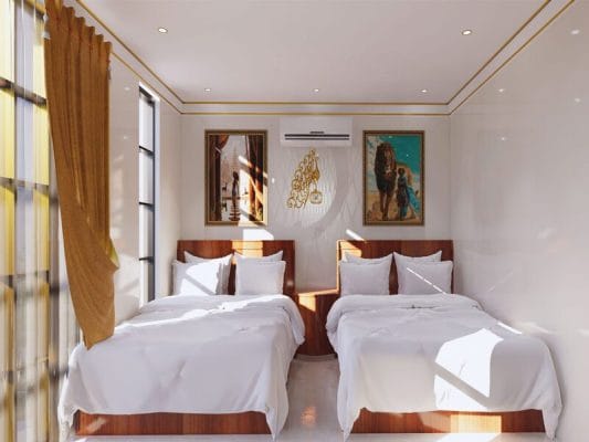 thiết kế phòng ngủ khách sạn đẹp