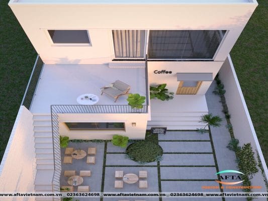 thiết kế quán cafe kết hợp nhà ở xu hướng 2022