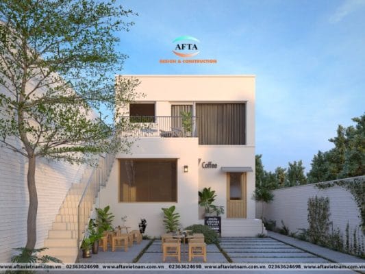 thiết kế quán cafe kết hợp nhà ở xu hướng 2022