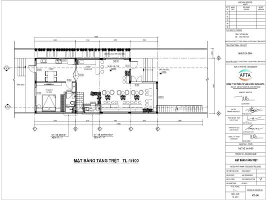 thiết kế quán cafe kết hợp nhà ở xu hướng 2022