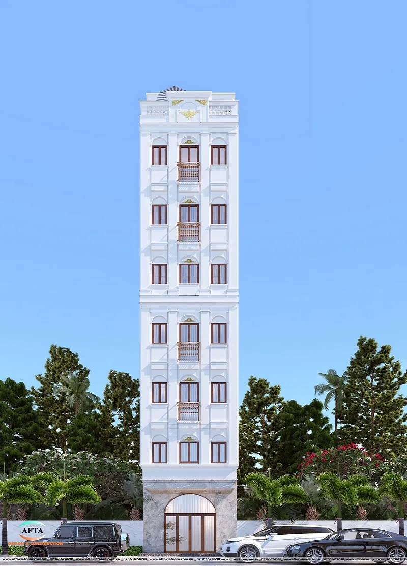 thiết kế căn hộ cho thuê phong cách tân cổ điển