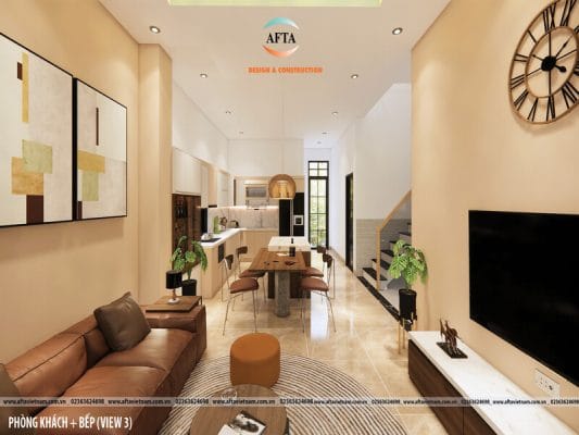 thiết kế nhà phố 2 tầng đẹp