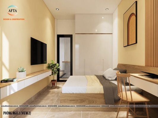 thiết kế nhà phố 2 tầng đẹp