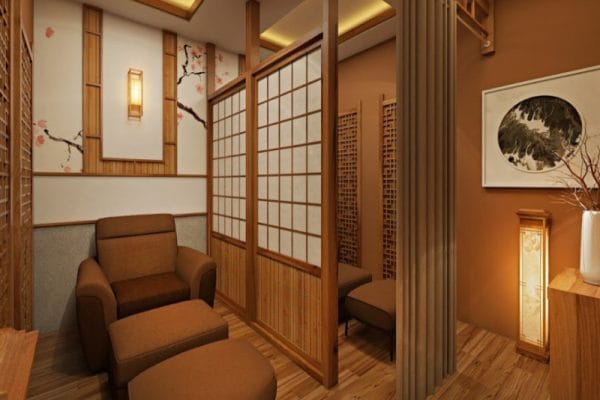 Thiết kế spa giá rẻ phong cách nhật bản