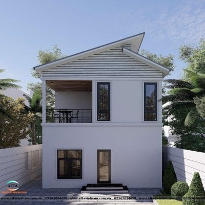 thiết kế nhà phố 2 tầng đẹp