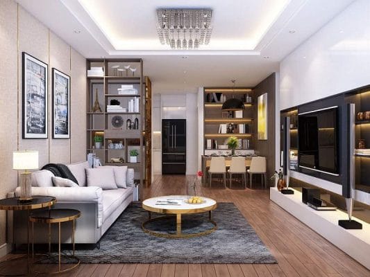 thiết kế căn hộ 3 phòng ngủ đẹp