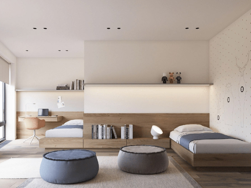 Thiết kế phòng ngủ theo phong cách Wabi Sabi