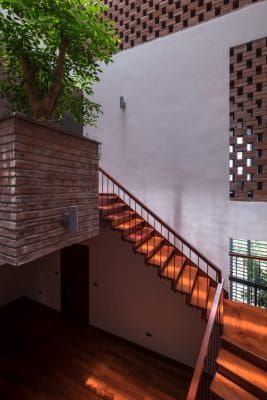 thiết kế nhà phố lệch tầng đẹp