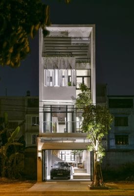 thiết kế nhà lệch tầng đẹp