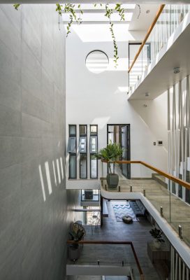 Mẫu nhà phố lệch tầng đẹp`