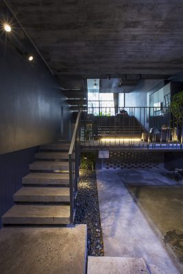 nội thất nhà lệch tầng đẹp