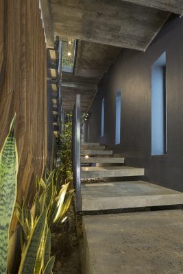 xây nhà lệch tầng đẹp