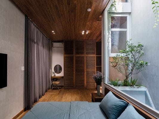 Nhà phố lệch tầng đẹp