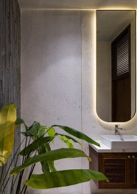 Nhà phố lệch tầng đẹp