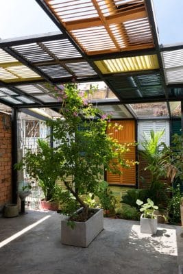 Nhà phố lệch tầng đẹp