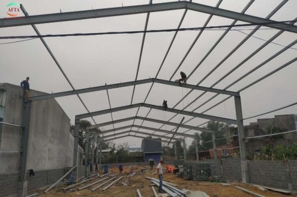 Nhà xưởng từ thép tiền chế