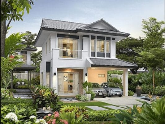 Nhà mái Nhật kiểu sân vườn