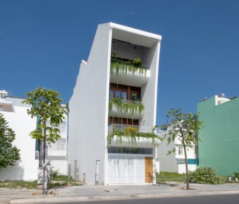 thiết kế nhà đẹp lệch tầng