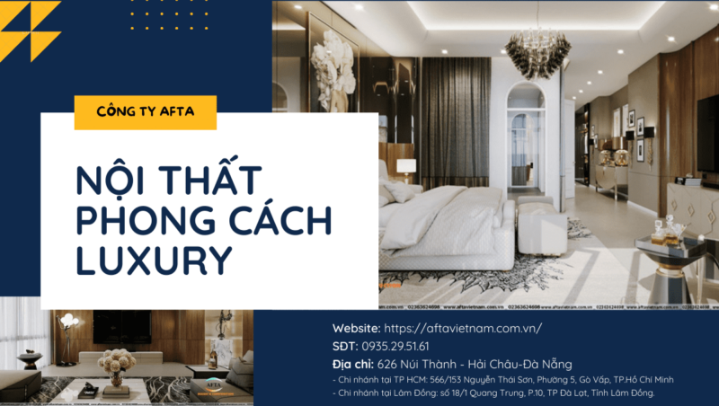 Nội thất phong cách luxury