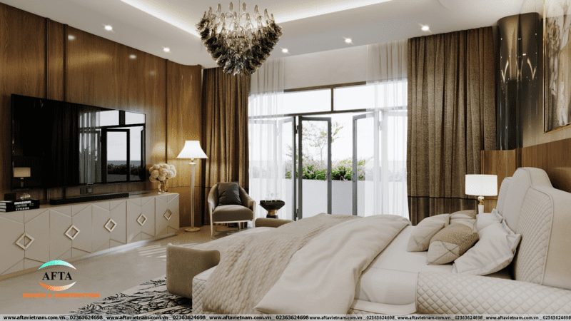 Phòng ngủ phong cách luxury