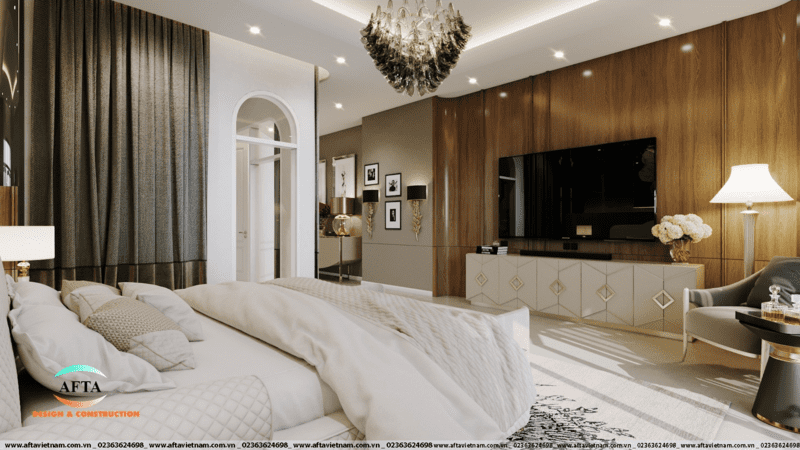 Phòng ngủ phong cách luxury