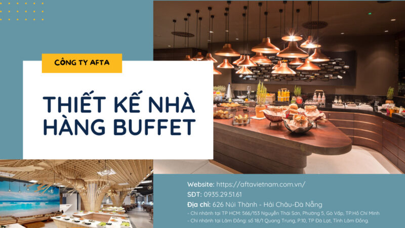 thiết kế quán buffet tối ưu không gian