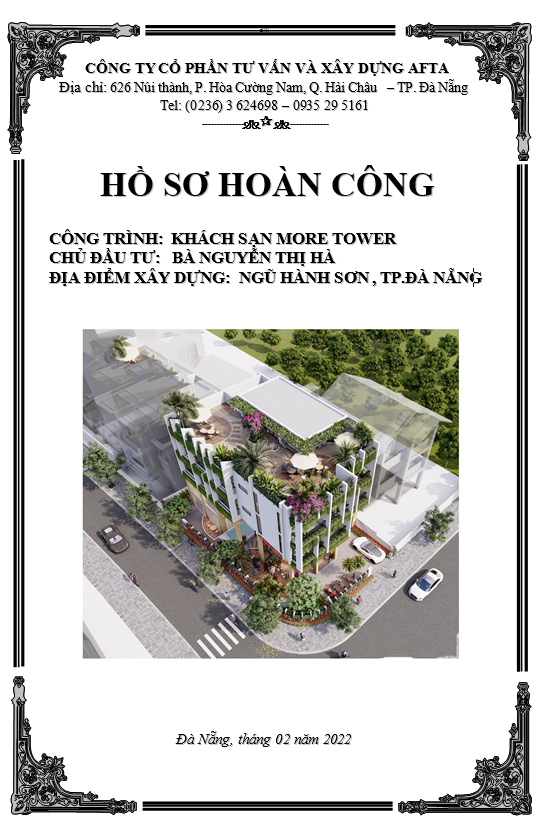 hồ sơ hoàn công