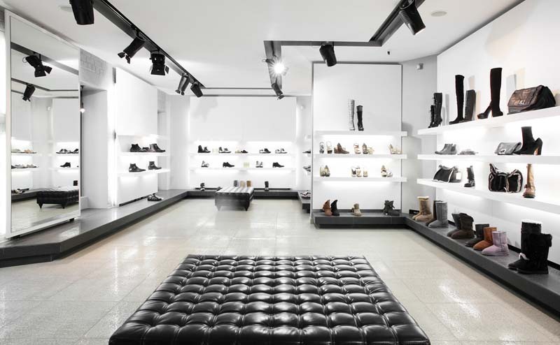 Thiết kế không gian thông thoáng cho cửa hàng giày dép Đà Nẵng