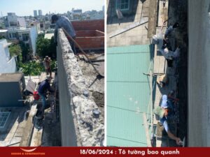 Tô tường ngoài toàn nhà