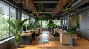 Văn phòng kết hợp với yếu tố thiên nhiên