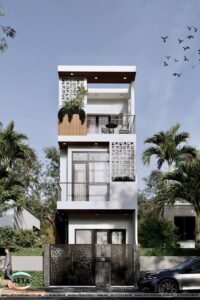 Mẫu nhà phố hiện đại