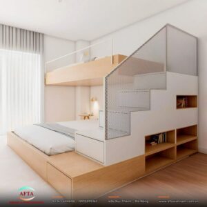 Thiết kế giường tiết kiệm diện tích