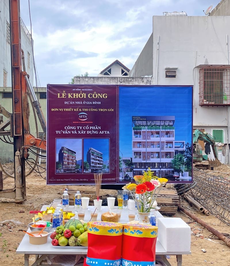 Lễ khởi công căn hộ liền kề tại Đà Nẵng