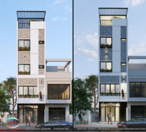 Nhà ở kết hợp căn hộ cho thuê