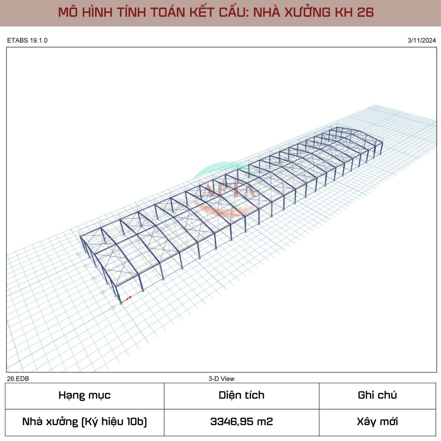 Mô hình nhà xưởng KH 26