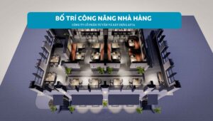 Bố trí công năng nhà hàng vừa đẹp vừa tối ưu