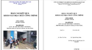 Báo cáo khảo sát địa chất công trình