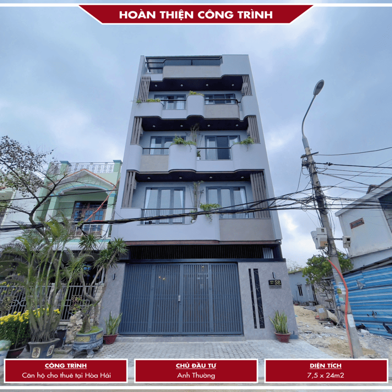 Mặt tiền hoàn thiện