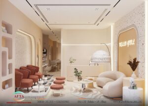 Spa với thiết kế tối giản