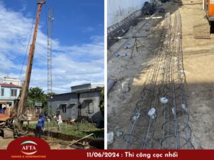 Thi công khoan cọc nhồi