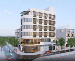 Phối cảnh 3D ngoại thất căn hộ