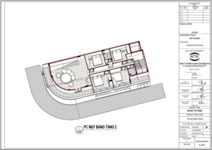 Phối cảnh mặt bằng tầng 2