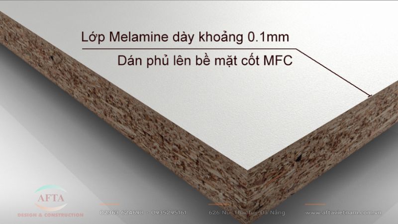 Lớp phủ Melamine