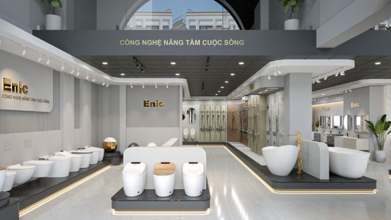 Showroom thiết bị nhà vệ sinh