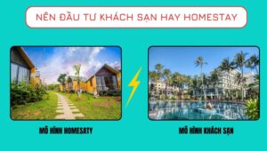 so sánh mô hình kinh doanh khách sạn và homestay