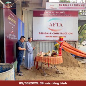 Cất nóc công trình