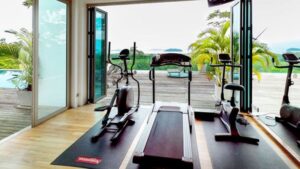 Làm khu tập thể dục trên sân thượng