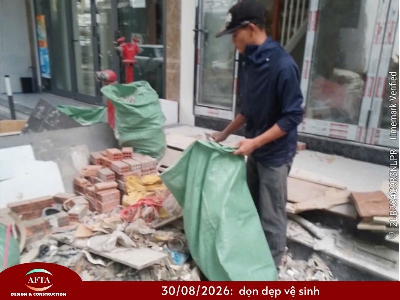 Dọn dẹp vệ sinh công trình