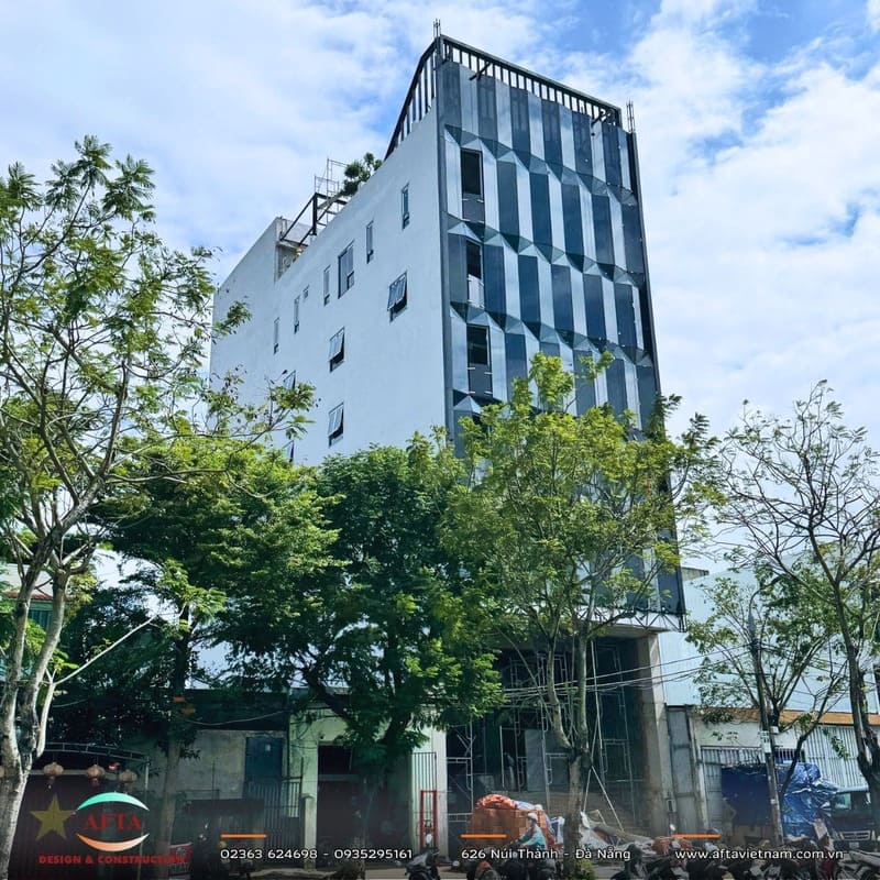 Công trình dần hoàn thiện