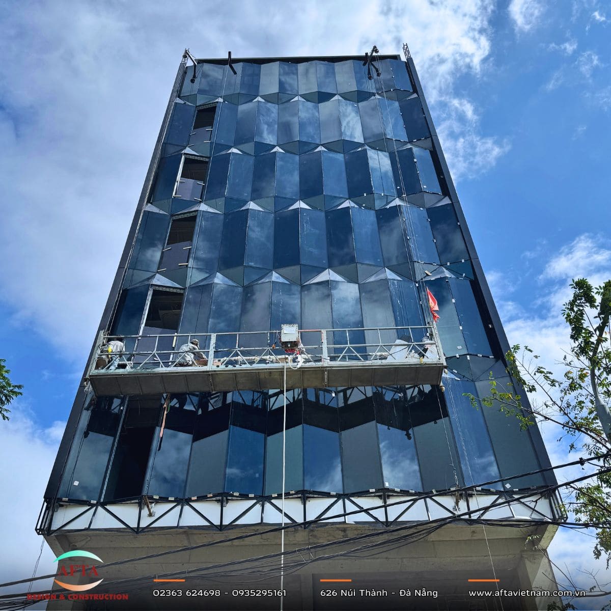 Công trình dần hoàn thiện